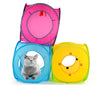 FUN TUNNEL™ for cat&#39;s games | Collapsible | Double entry | Different colors - FANTASY BIG STORE