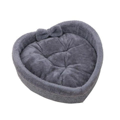 Comfortable bed's cats heart form | Shaped kennel for pets - FANTASY BIG STORE