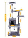 Complete multi-level tree for cats and dogs. With tower pulls scratches and berths! - FANTASY BIG STORE