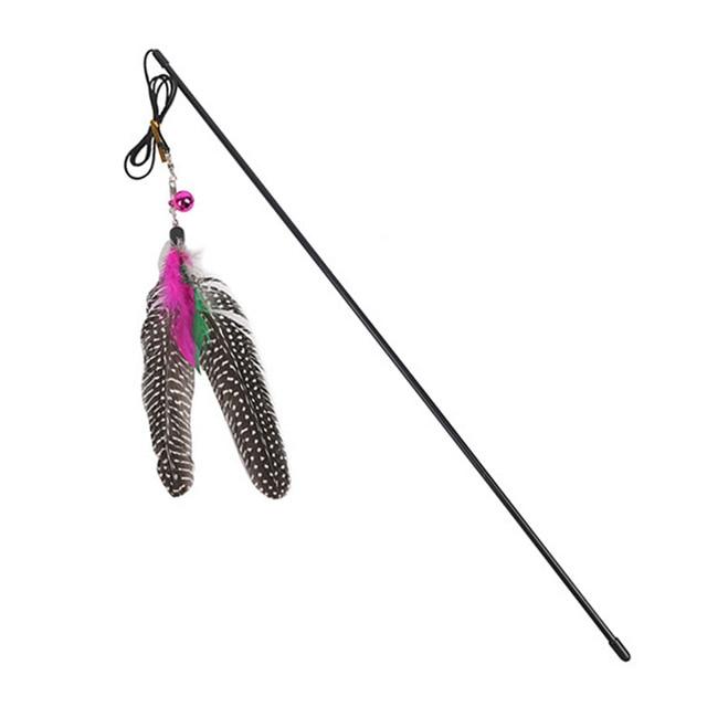 Fake feathery mouse with spring and suction cup | Game for Cats - FANTASY BIG STORE
