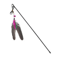 Fake feathery mouse with spring and suction cup | Game for Cats - FANTASY BIG STORE