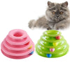 Interactive cats play tower with colored rotating balls | Multilevel game - FANTASY BIG STORE