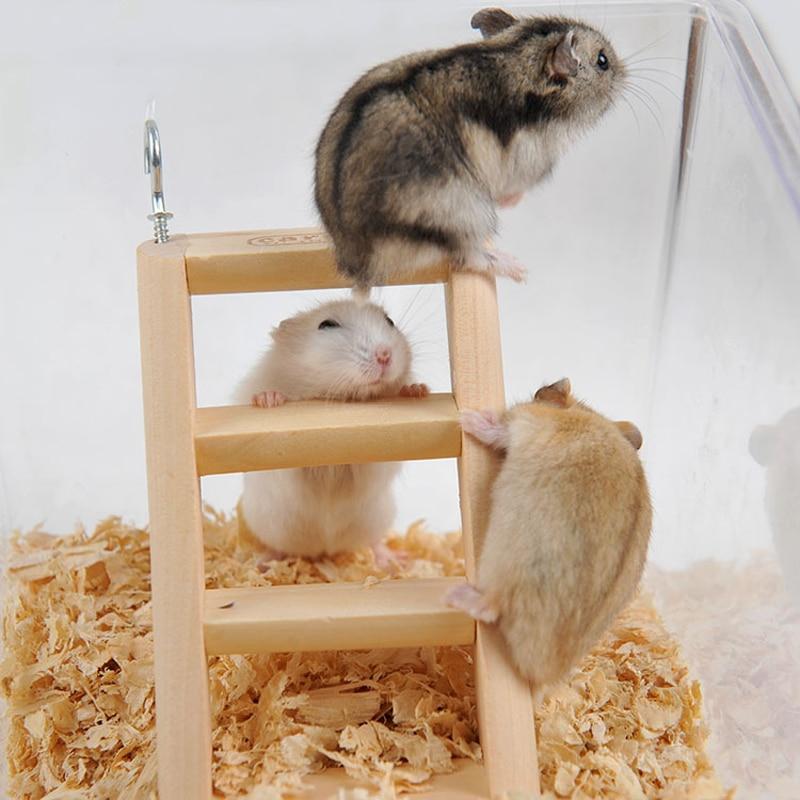 Small wooden ladder worked for hamster climbing - FANTASY BIG STORE