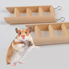 Small wooden ladder worked for hamster climbing - FANTASY BIG STORE